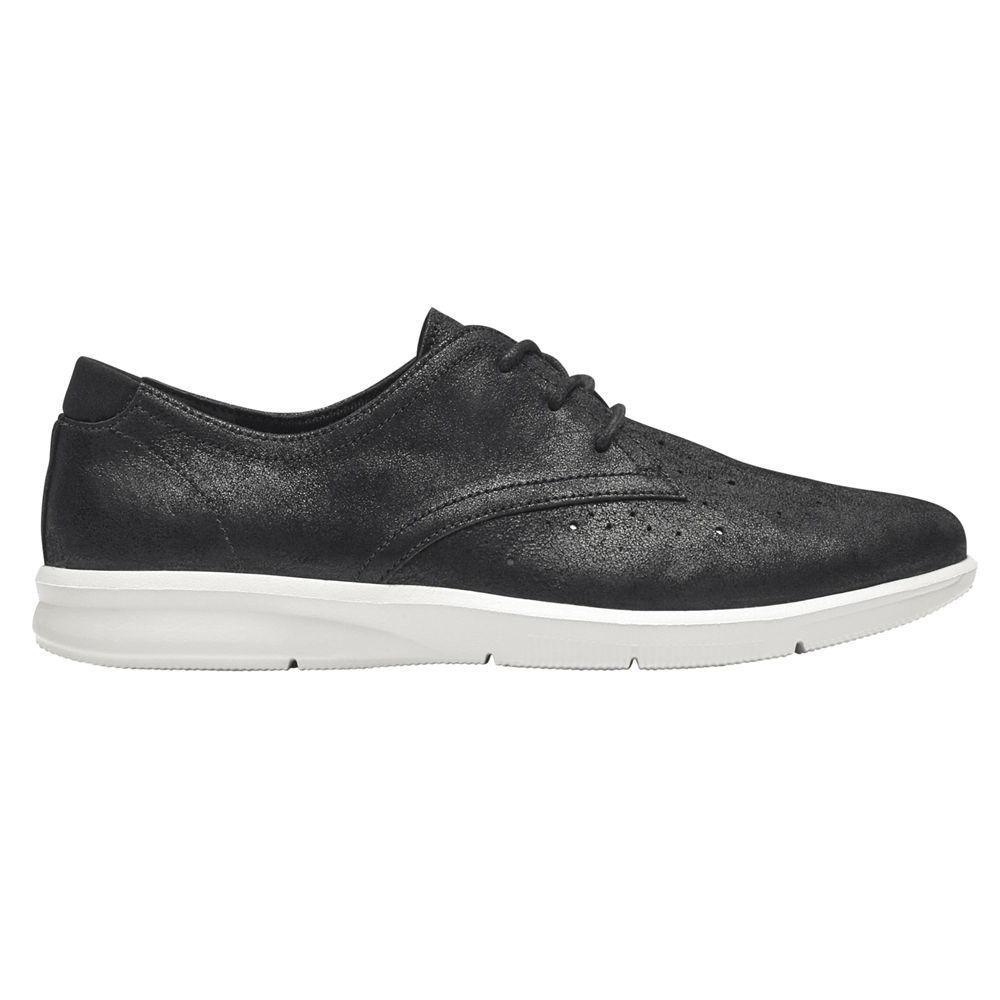 Rockport Singapore Womens Oxfords - Ayva Black - FZ1745986